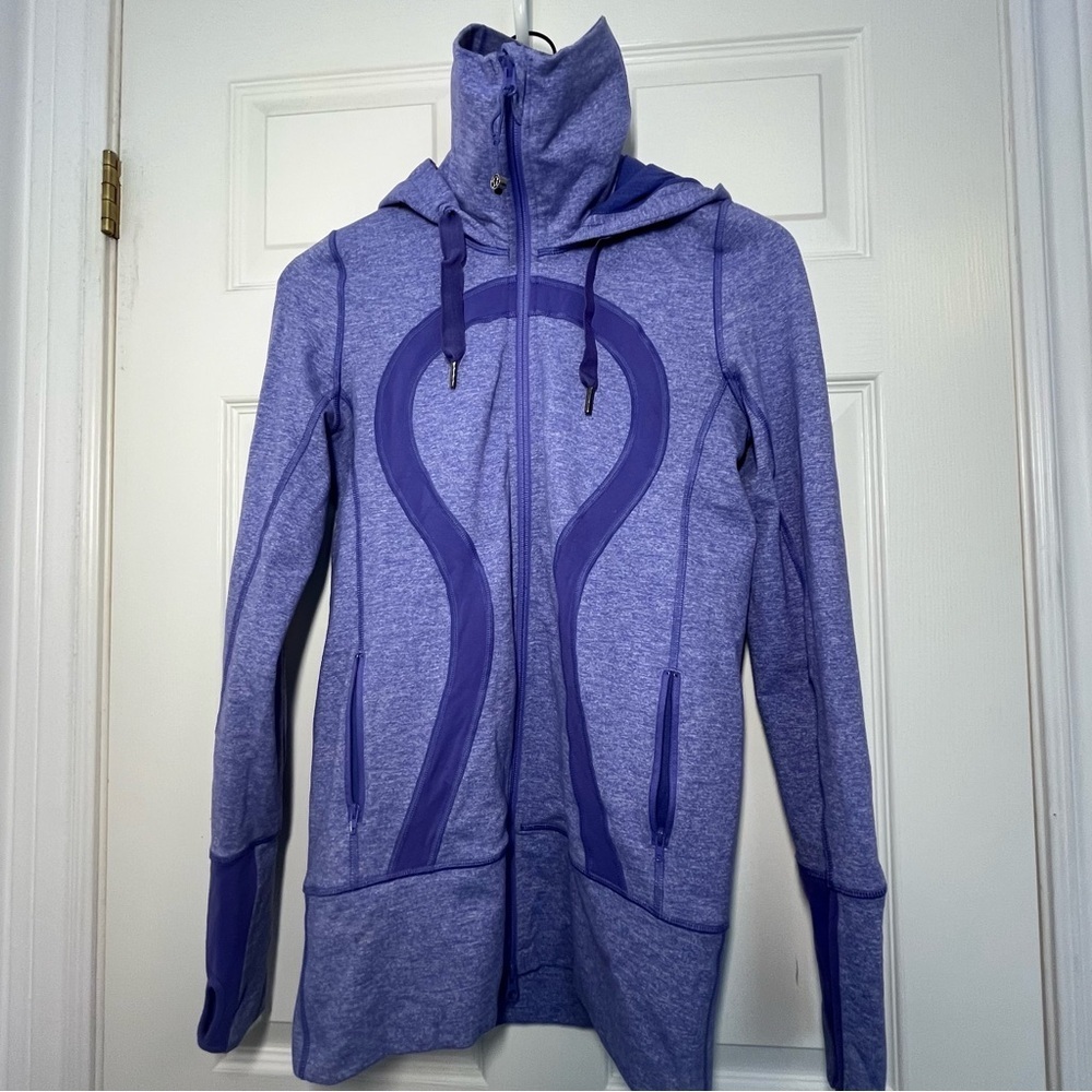 lululemon athletica Women's Stride Two-Tone Purple Utility Jacket Size 6 - Picture 7 of 9